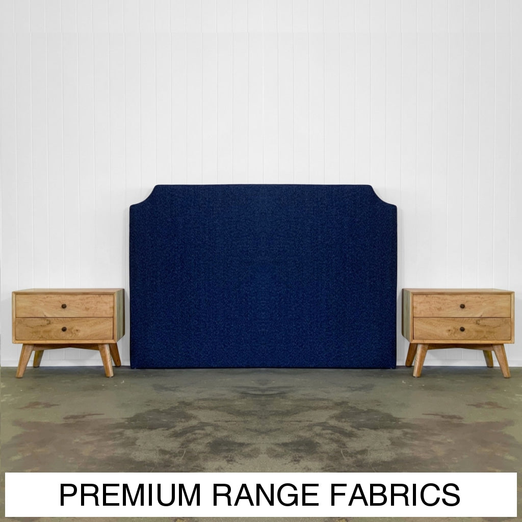 Harper Upholstered Headboard | Premium Range Fabrics Multiple Sizes And Options Available Made To