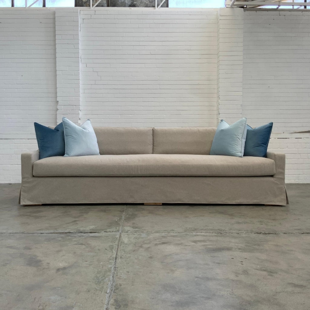Hillhouse Slip-Cover Sofa | Premium Range Fabrics Multiple Sizes And Options Available Made To Order