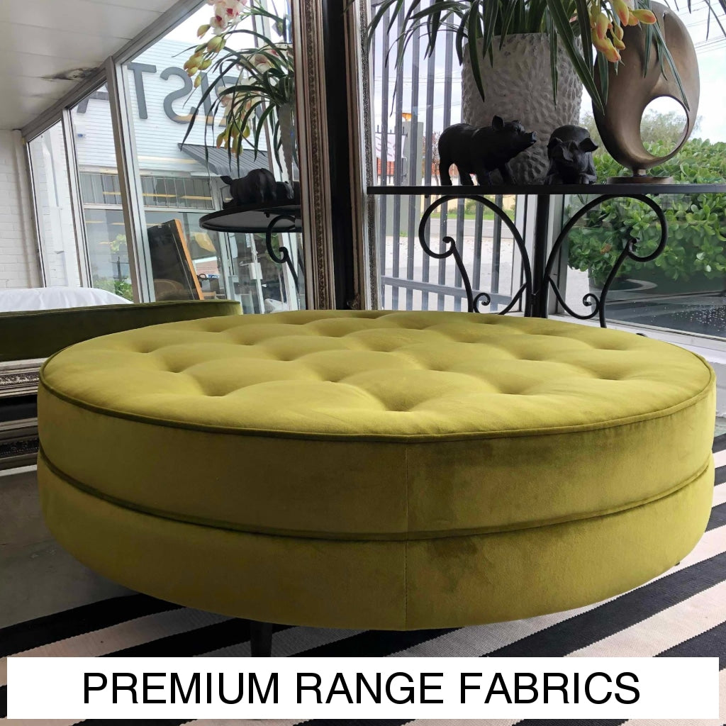 Lucille Ottoman | Premium Range Fabrics Multiple Sizes And Options Available Made To Order In Wa