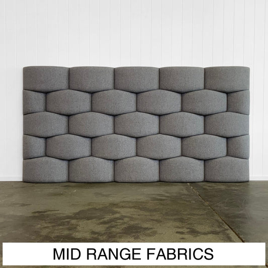 Luxor Upholstered Headboard | Mid Range Fabrics Multiple Sizes And Options Available Made To Order
