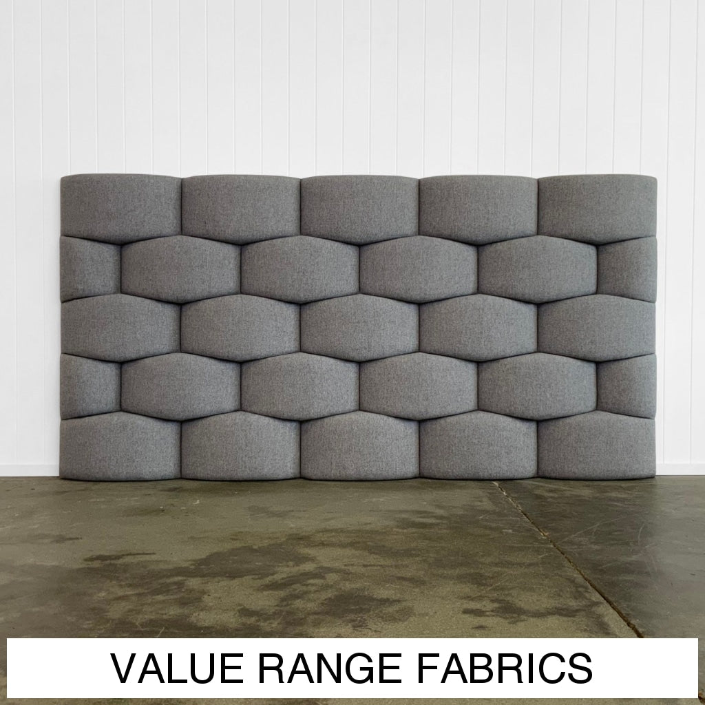 Luxor Upholstered Headboard | Value Range Fabrics Multiple Sizes And Options Available Made To Order