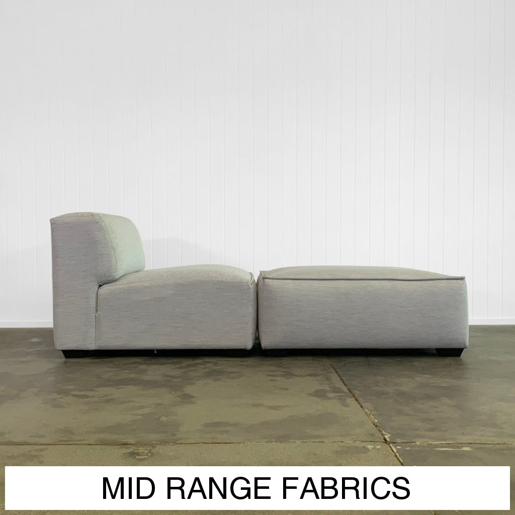 Mercury Seat Module Ottoman | Mid Range Fabrics Multiple Options Available Made To Order In Wa