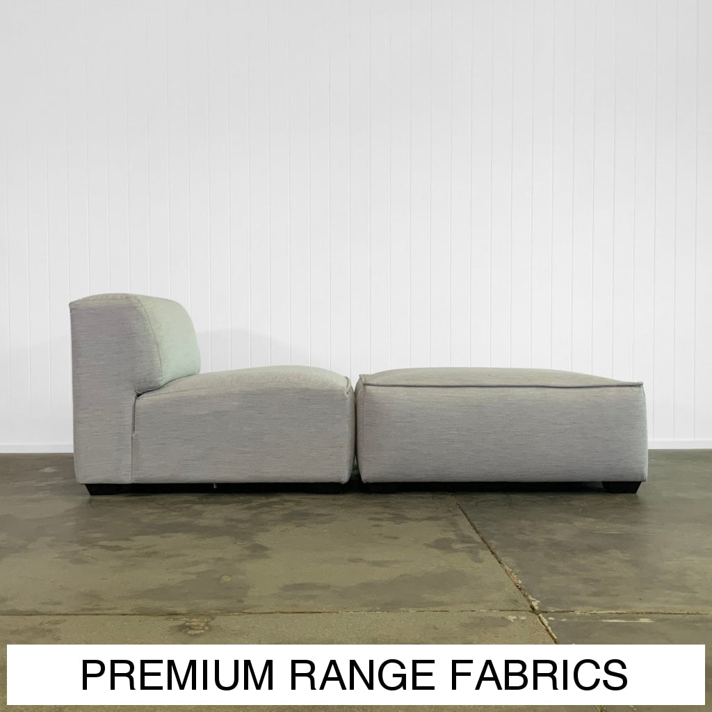 Mercury Seat Module Ottoman | Premium Range Fabrics Multiple Options Available Made To Order In Wa