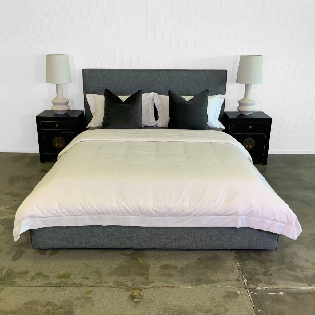 Mercury Upholstered Bed | Mid Range Fabrics Multiple Sizes And Options Available Made To Order In