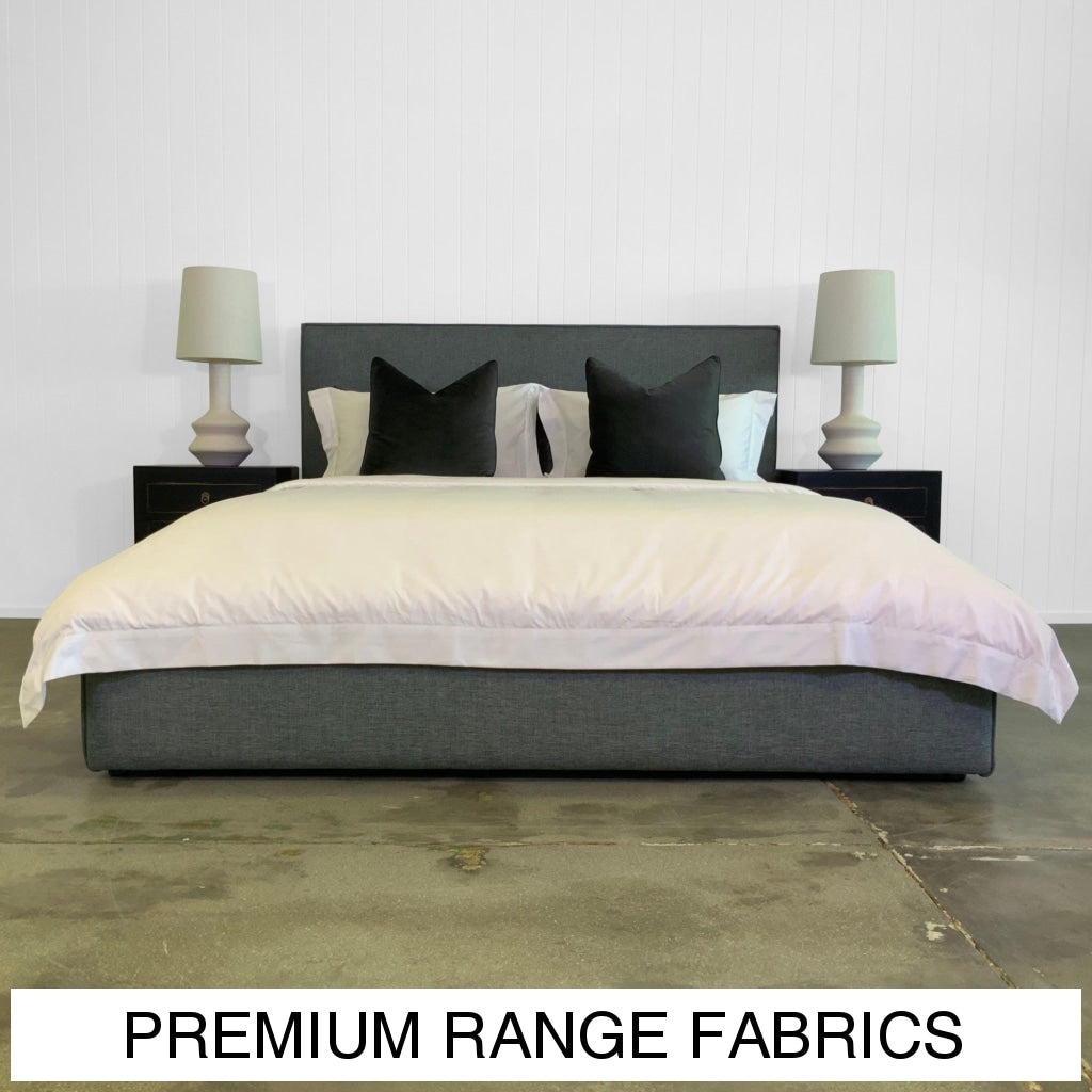 MERCURY UPHOLSTERED BED | PREMIUM RANGE FABRICS | MULTIPLE SIZES AND O ...