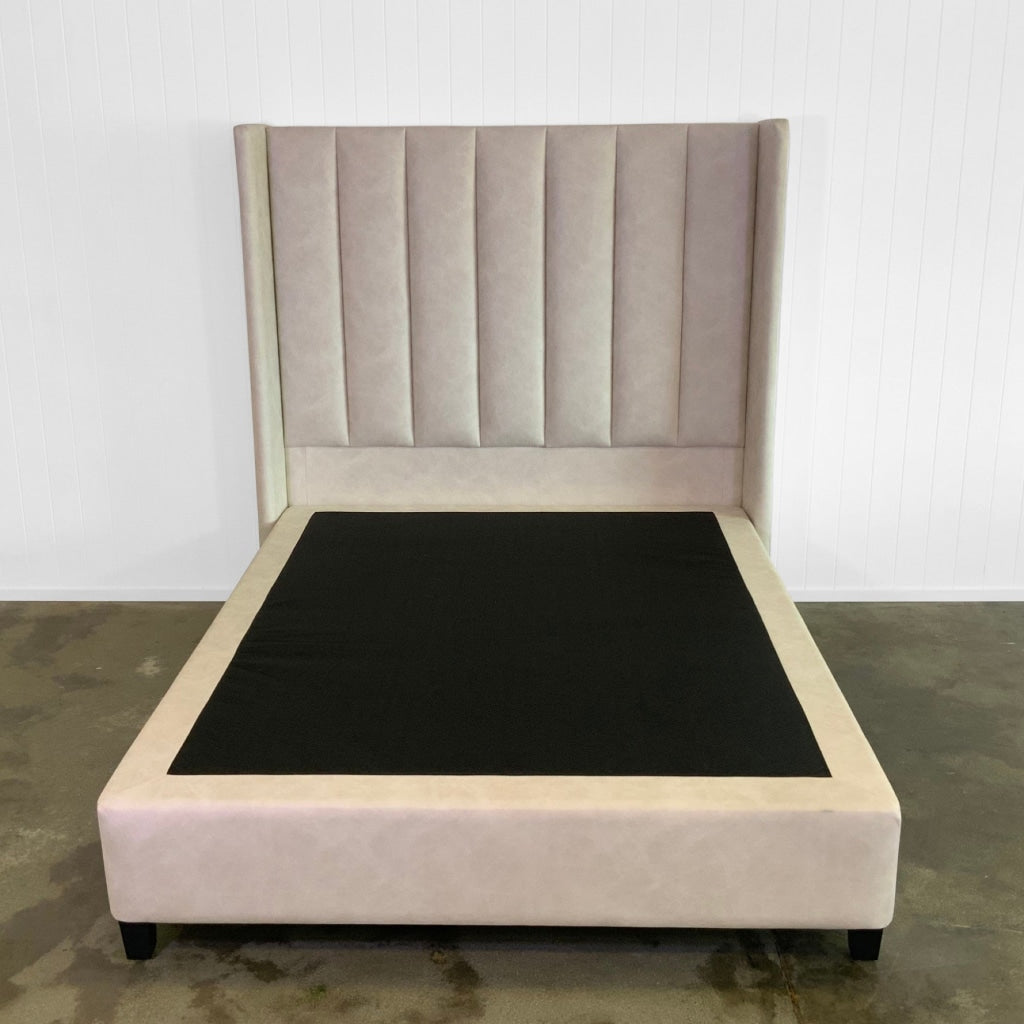 Monroe Upholstered Bed | Premium Range Fabrics Multiple Sizes And Options Available Made To Order In