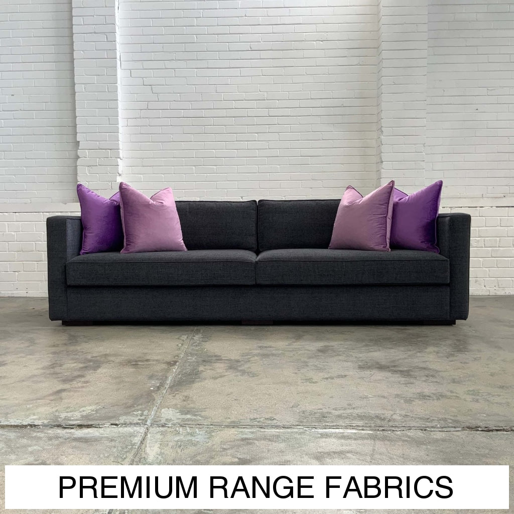 Newport Sofa | Premium Range Fabrics Multiple Sizes And Options Available Made To Order In Wa