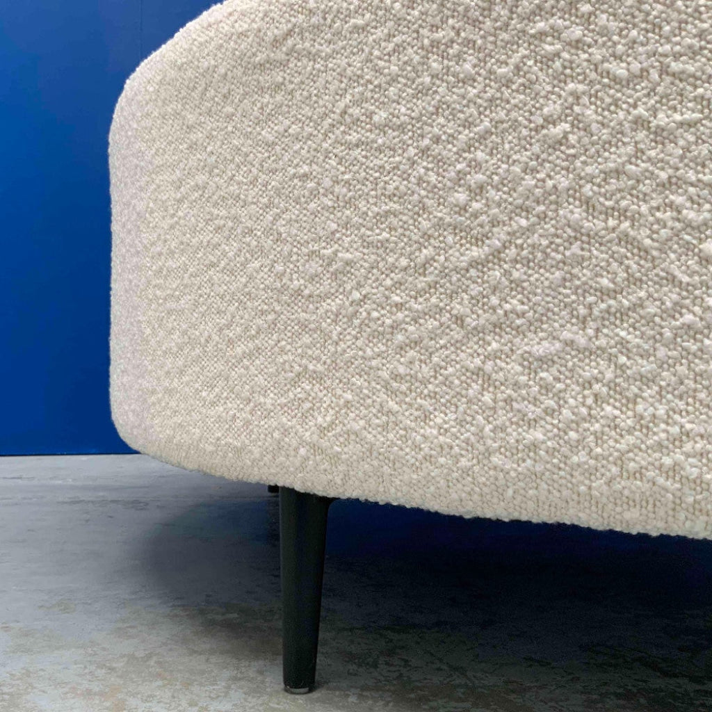 Onda Round Ottoman With Legs | Vintage Leather Look Multiple Sizes And Options Available Made To