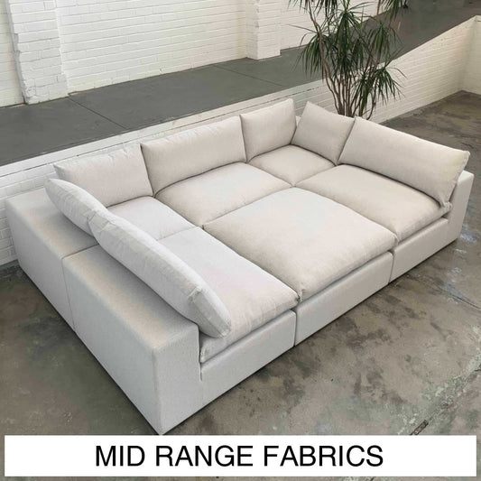 Stratus Modular Sofa | Mid Range Fabrics Multiple Sizes And Options Available Made To Order In Wa