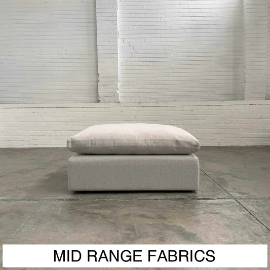 Stratus Ottoman | Mid Range Fabrics Multiple Sizes And Options Available Made To Order In Wa